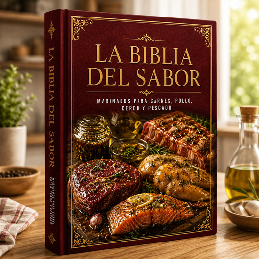 LA BIBLIA DEL SABOR 🥩😋 Marinados PREMIUM Carnes, Pollo, Cerdo y Pescado