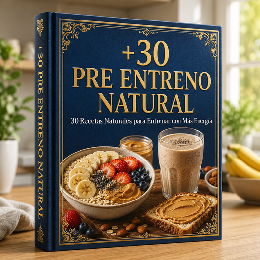 PRE ENTRENO NATURAL 🍏 30 Recetas Naturales para Entrenar con Más Energía