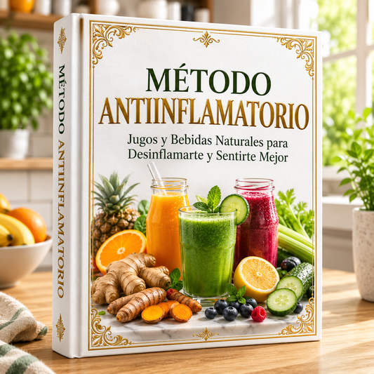 MÉTODO ANTI-INFLAMATORIO🌿 Jugos y Bebidas Naturales para Desinflamarte y Sentirte Mejor