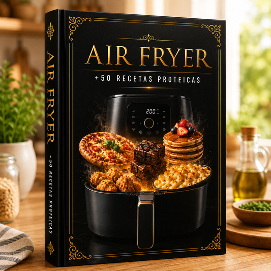 AIR FRYER 🍗💪🏻+50 Recetas PROTEICAS