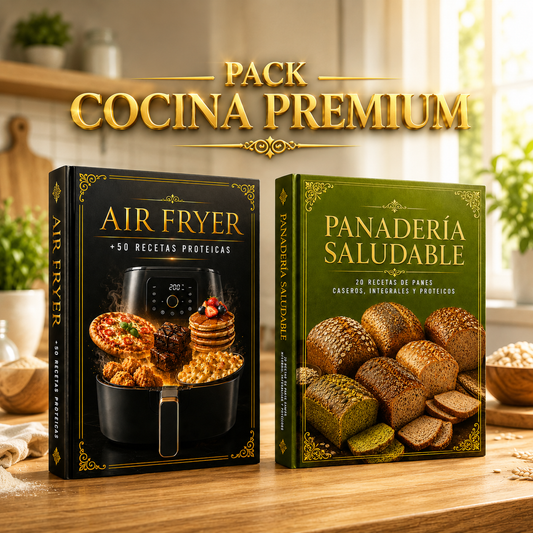 Pack AIR FRYER + PANADERIA SALUDABLE 🍞💛